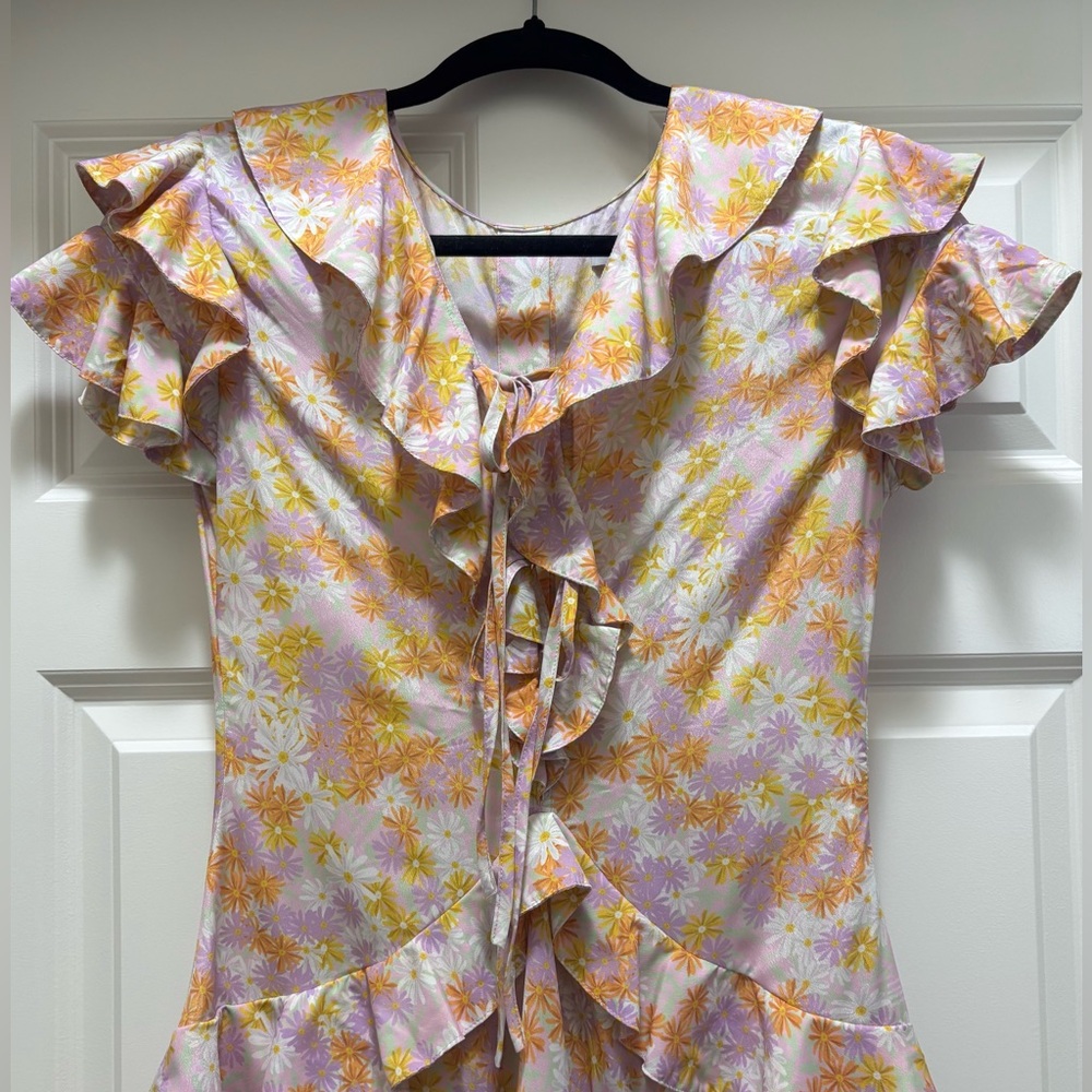 Rokh Ruffle‎ Ribbon Dress - Picture 6 of 12
